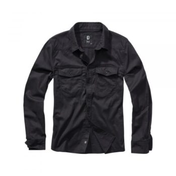 Brandit Hemd Flanellshirt schwarz