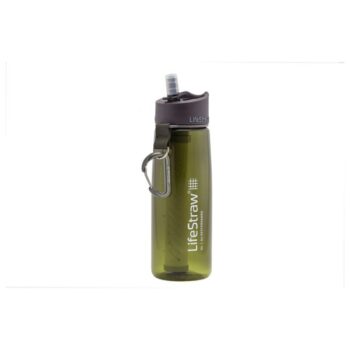 LifeStraw Wasserflasche Go mit Filter 2-Stage 0.65 L grün