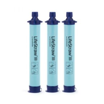 LifeStraw Wasserfilter Personal Trinkhalm 3er Set blau