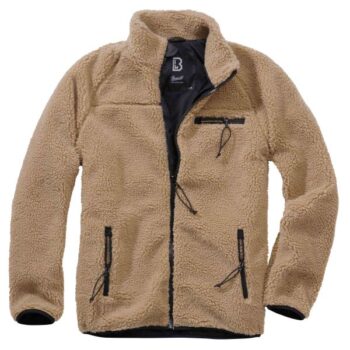 Brandit Jacke Teddyfleece camel