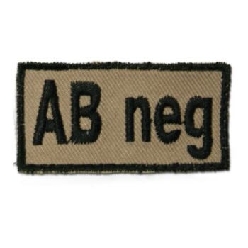 Abzeichen Bloodpatch AB neg khaki