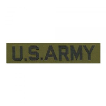 Abzeichen US Textil Branch ARMY oliv