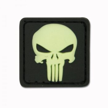 3D-Patch Punisher Skull nachleuchtend