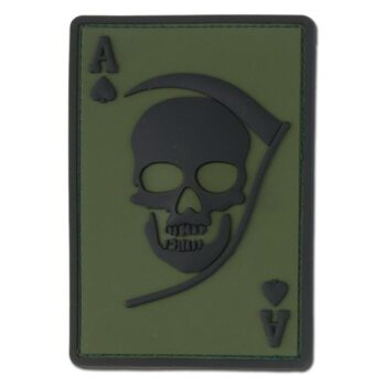 3D-Patch Death Ace oliv/schwarz