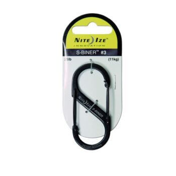 Nite Ize Karabiner S-Biner Gr. 3 Edelstahl schwarz