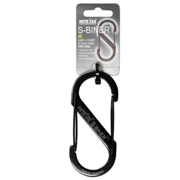 Nite Ize Karabiner S-Biner Gr. 5 Edelstahl schwarz