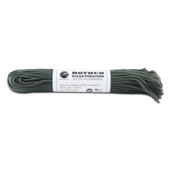 Rothco Fallschirmleine Nylon Type III 550 LB foliage green