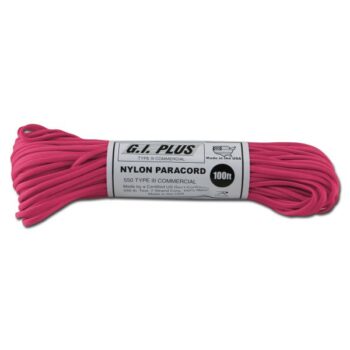 Rothco Fallschirmleine Nylon Type III 550 LB neon pink