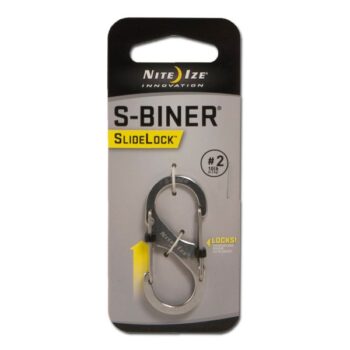 Nite Ize Karabiner S-Biner SlideLock Gr. 2 Edelstahl