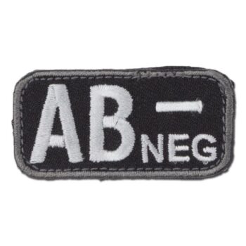 MilSpecMonkey Patch Blutgruppe AB Neg swat