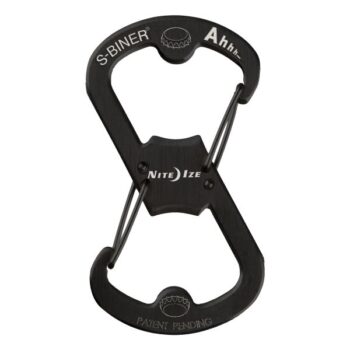 Nite Ize Karabiner Flaschenöffner S-Biner Ahhh Edelstahl schwarz