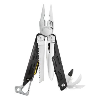 Leatherman Multitool Signal schwarz silberfarben