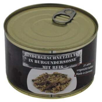 MFH Rindergeschnetzeltes mit Reis Vollkonserve 400 g