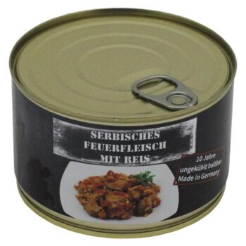 MFH Serbisches Feuerfleisch mit Reis Vollkonserve 400 g