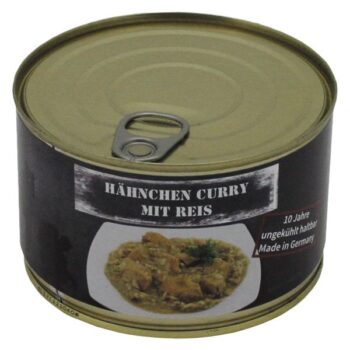 MFH Hähnchen Curry mit Reis Vollkonserve 400 g