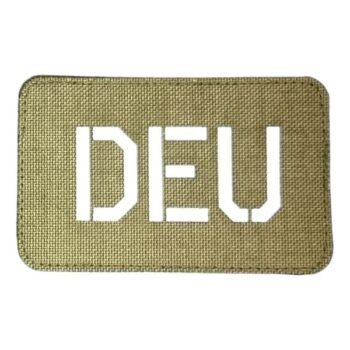 Patch DEU oliv nachleuchtend