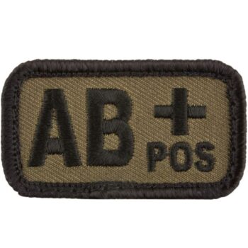 Café Viereck Patch Blutgruppe AB pos