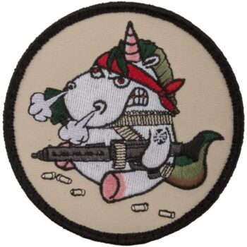 Café Viereck Patch Infanterie Einhorn