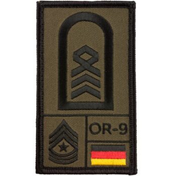 Café Viereck Rank Patch Oberstabsfeldwebel oliv