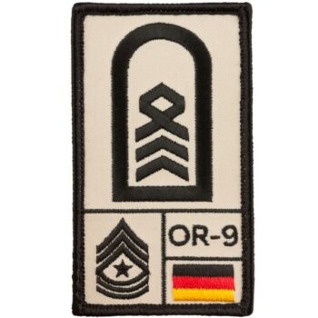 Café Viereck Rank Patch Oberstabsfeldwebel sand