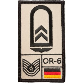 Café Viereck Rank Patch Oberfeldwebel Luftwaffe sand