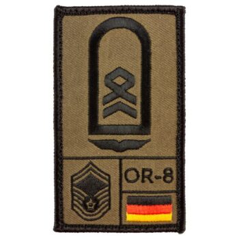 Café Viereck Rank Patch Stabsfeldwebel Luftwaffe oliv