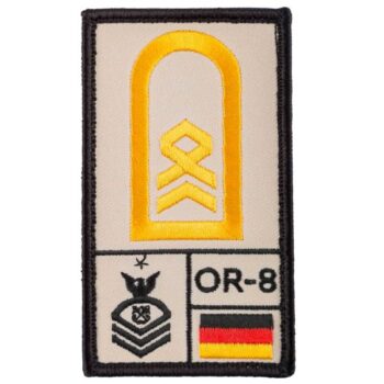 Café Viereck Rank Patch Stabsbootsmann sand