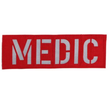 Zentauron Patch MEDIC rot silberfarben reflex