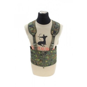 Zentauron Chest Rig Modular Split Front flecktarn