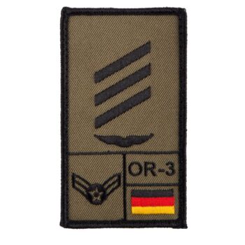 Café Viereck Rank Patch Hauptgefreiter Luftwaffe oliv