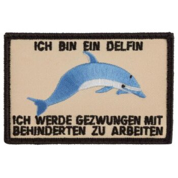 Café Viereck Patch Delfin Version 2