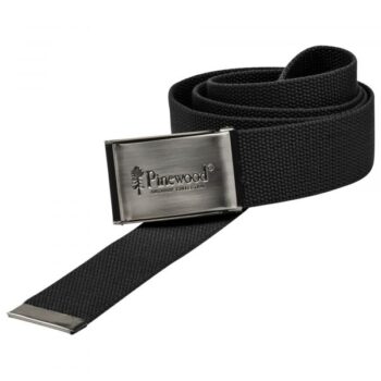 Pinewood Gürtel Canvas schwarz