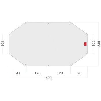 Tatonka Zeltunterlage Floor Sheet PE Alaska 4 weiß