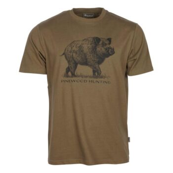 Pinewood T-Shirt Wildboar oliv