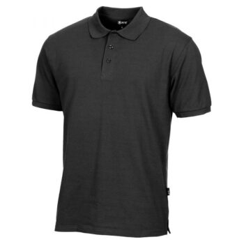 MFH Poloshirt mit Knopfleiste schwarz