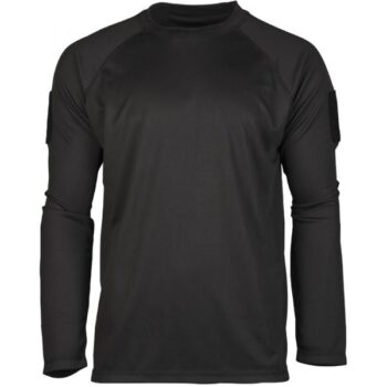 Mil-Tec Tactical Quickdry Langarmshirt schwarz