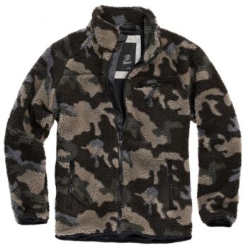 Brandit Jacke Teddyfleece darkcamo