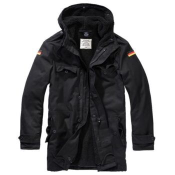 Brandit Parka BW Flag schwarz