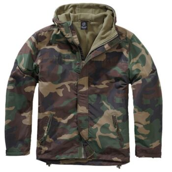 Brandit Windbreaker Frontzip woodland