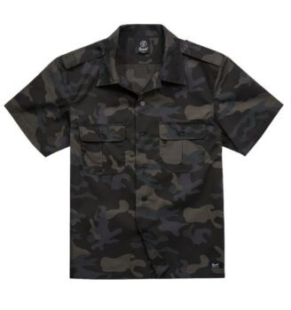 Brandit Shirt US Ripstop Shortsleeve darkcamo