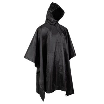 Mil-Tec Poncho Basic Ripstop schwarz