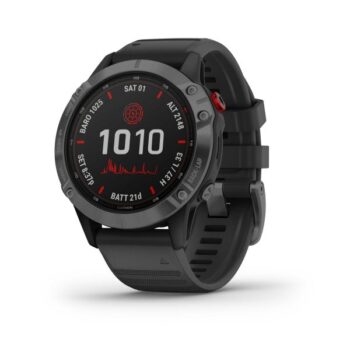 Garmin Smartwatch Fenix 6 Pro Solar schwarz schiefergrau