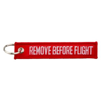 Schlüsselanhänger REMOVE BEFORE FLIGHT