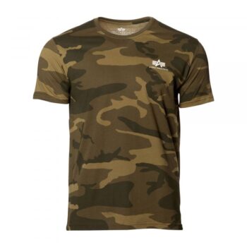 Alpha Industries T-Shirt Basic Small Logo olive camo