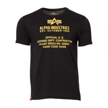 Alpha Industries T-Shirt Alpha Fundamental schwarz