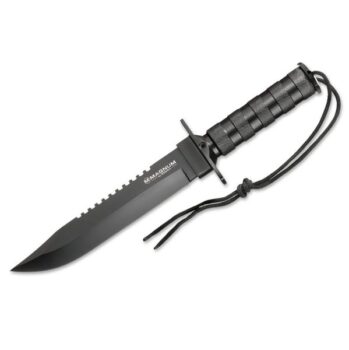 Magnum Messer Survivalist schwarz