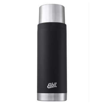 Esbit Isolierflasche Sculptor Edelstahl 1 L schwarz