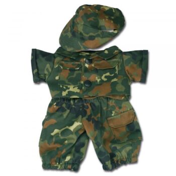 Teddyanzug klein flecktarn