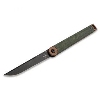 Böker Plus Taschenmesser Kaizen Green Canvas Micarta grün