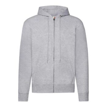 Fruit of the Loom Kapuzenjacke Classic Hooded graumeliert